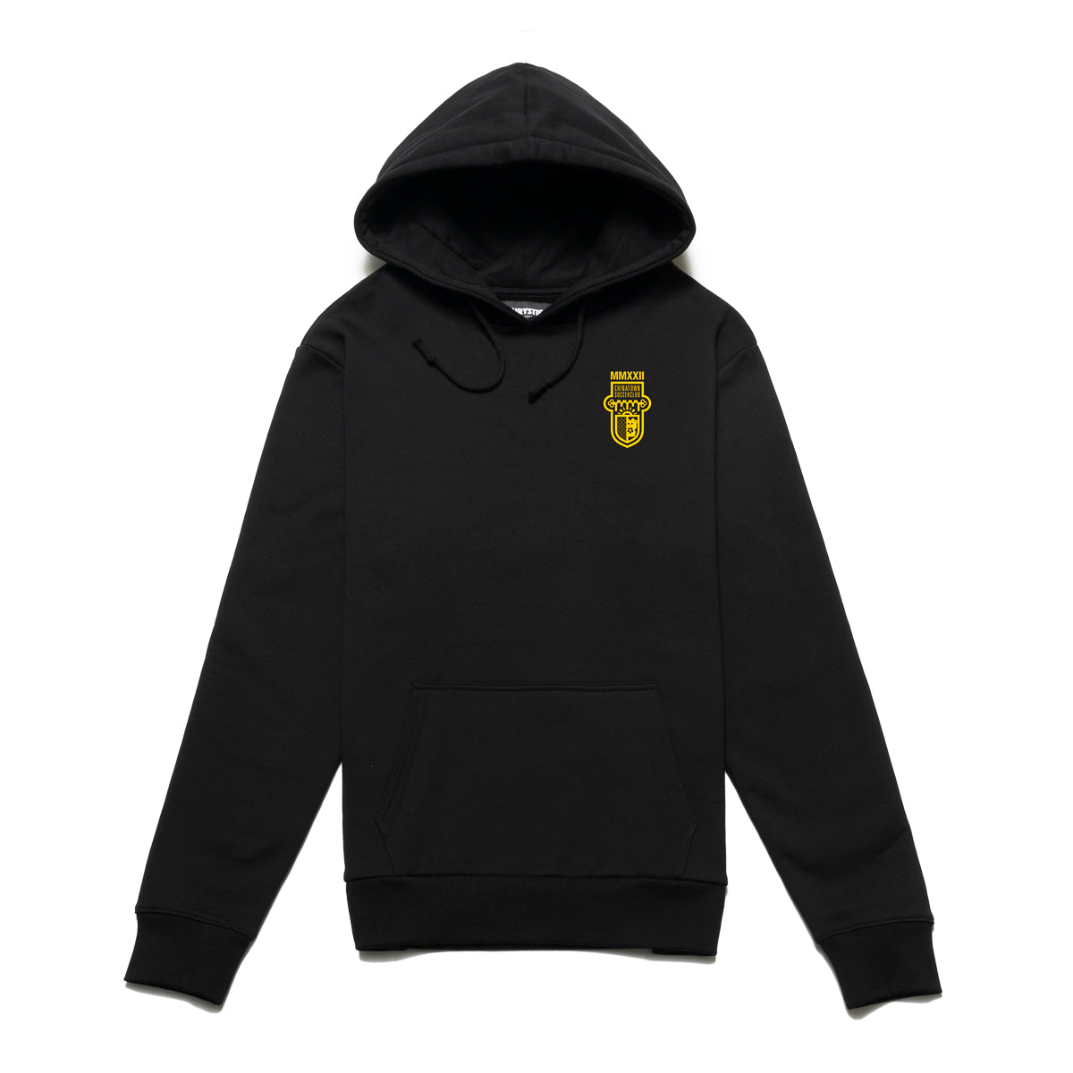 【FR2】llic Logo Hoodie FR2 hoodie L cotton black sleeve logo print hood string