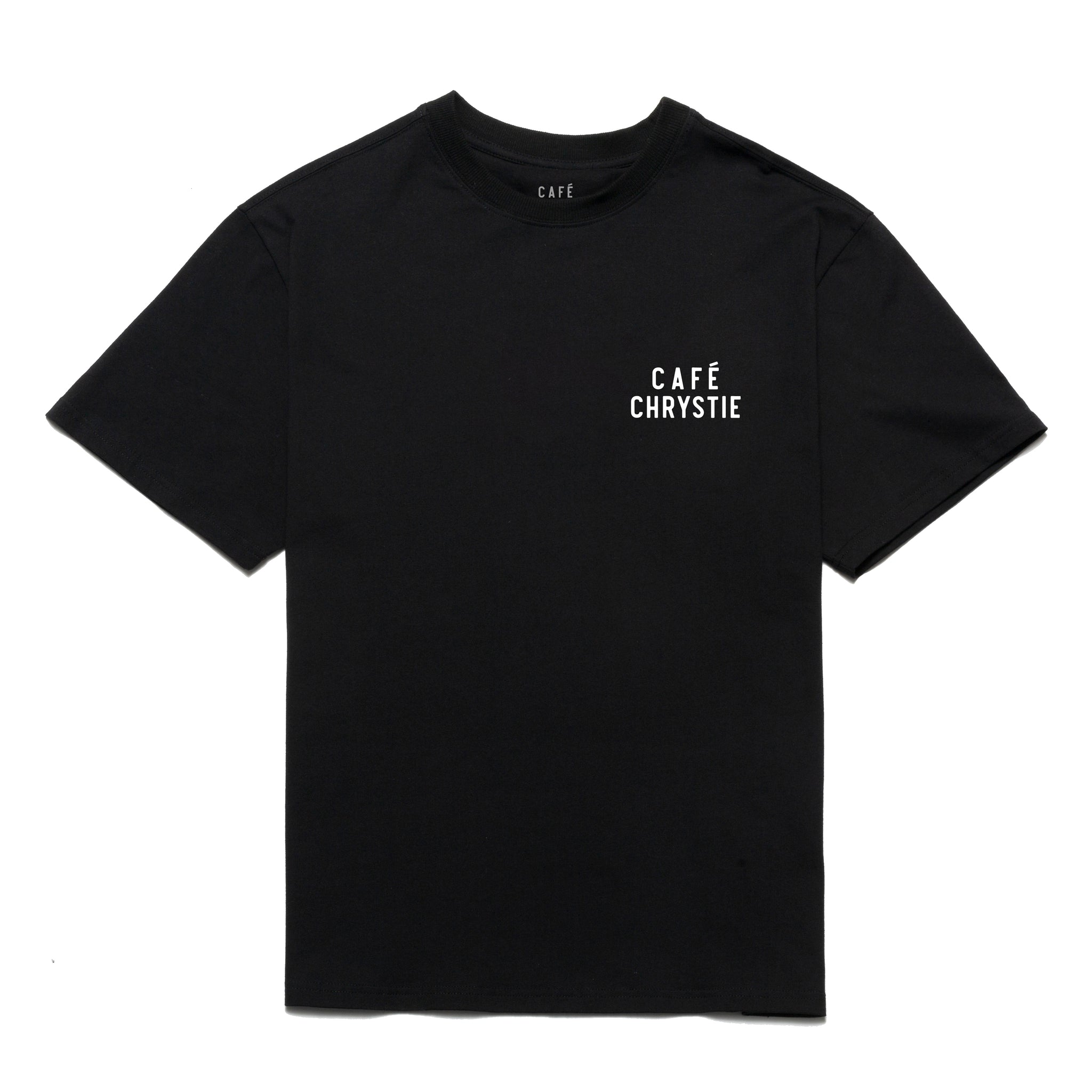Load image into Gallery viewer, Café Chrystie T-shirt Black