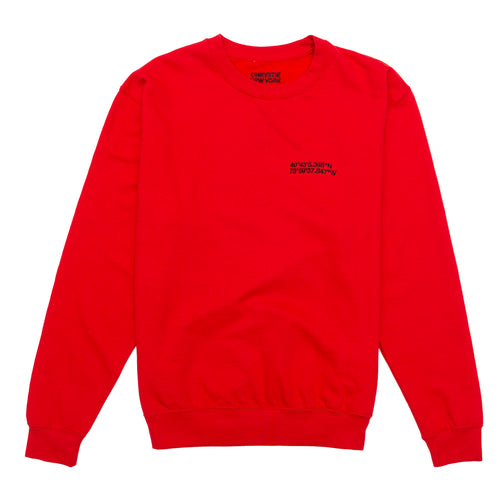 Chinatown Soccer Club X Chrystie Coordinates crewnecks (S – 2XL)