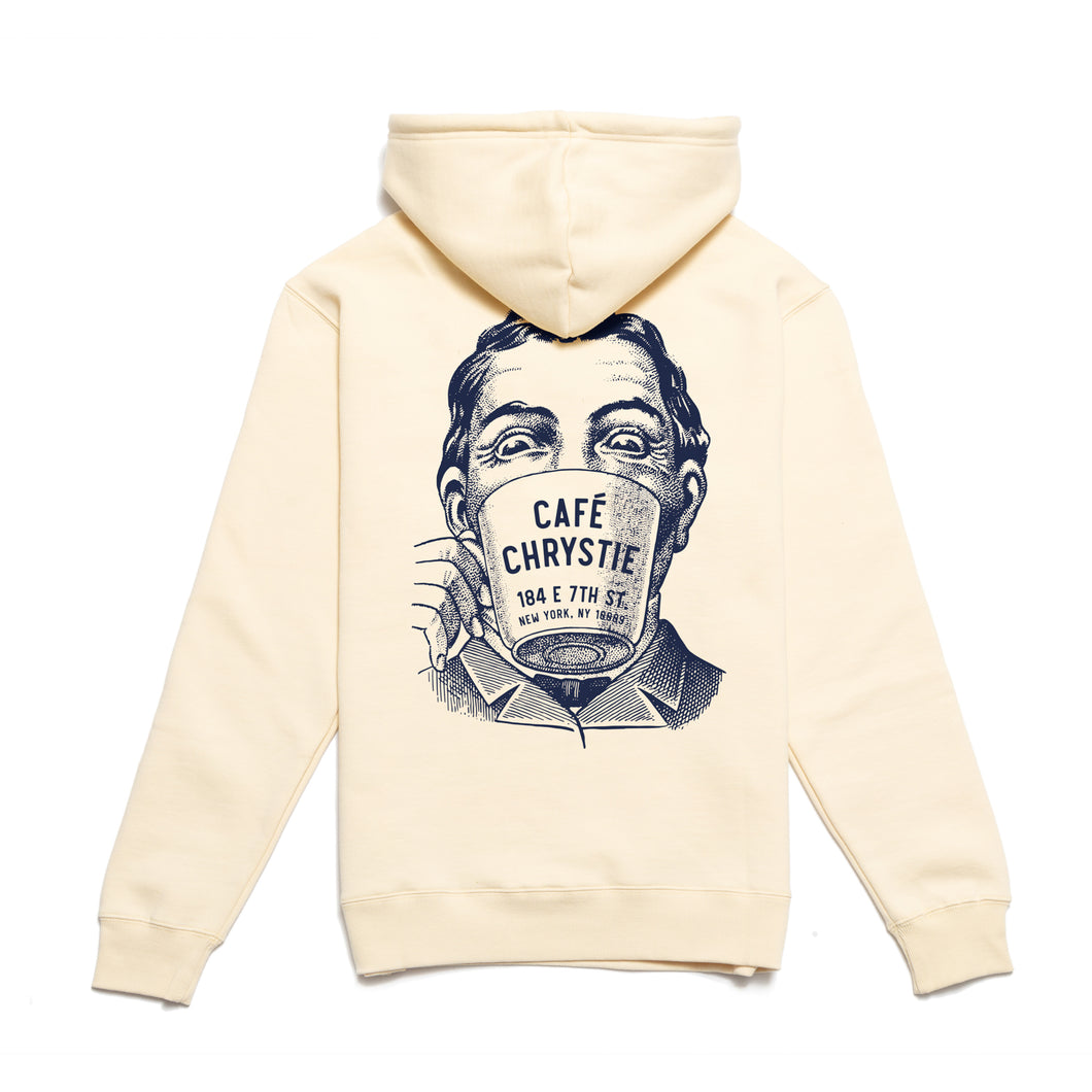 Café Chrystie Drinking Man hoodie