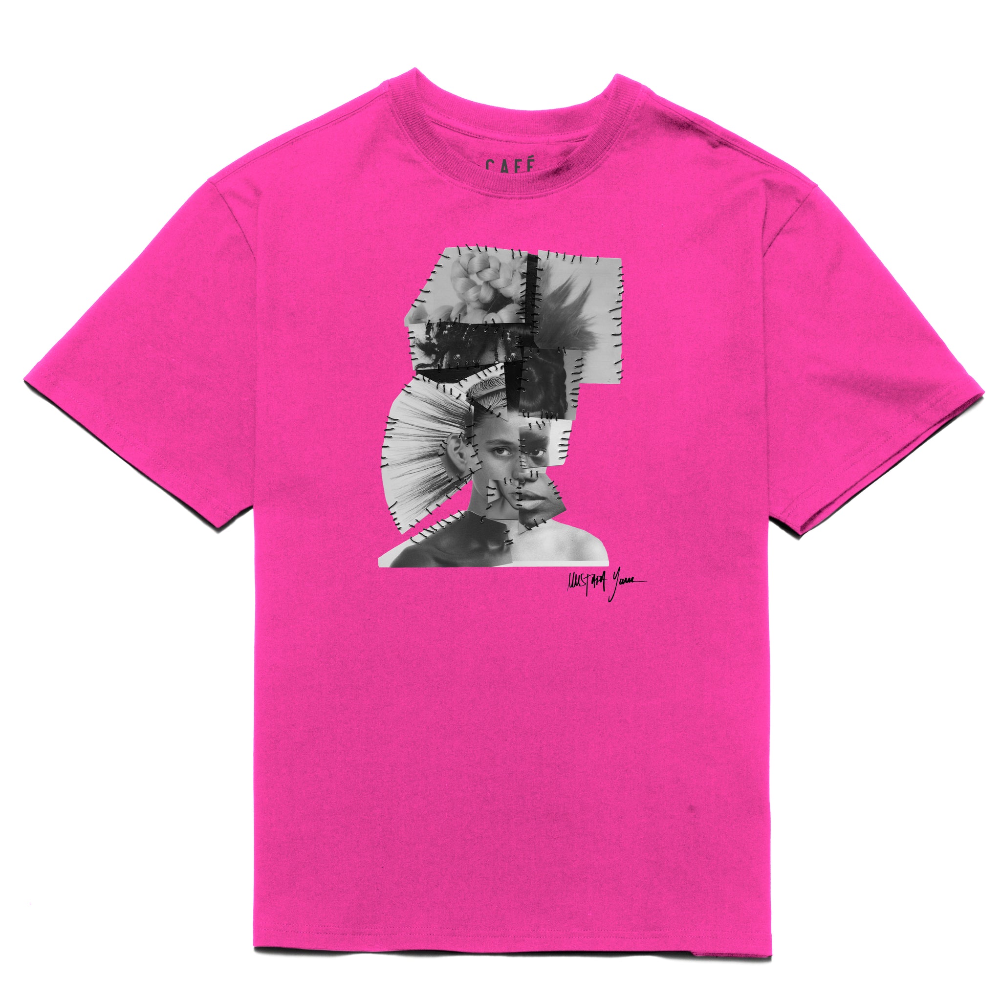 Load image into Gallery viewer, Mustafa Yanaz artist T-shirts - Pink
