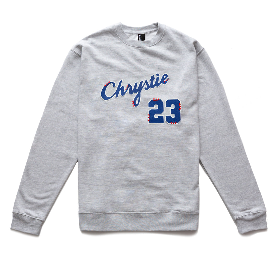 Pilar O'Connor X Chrystie crewneck sweater_Heather Grey