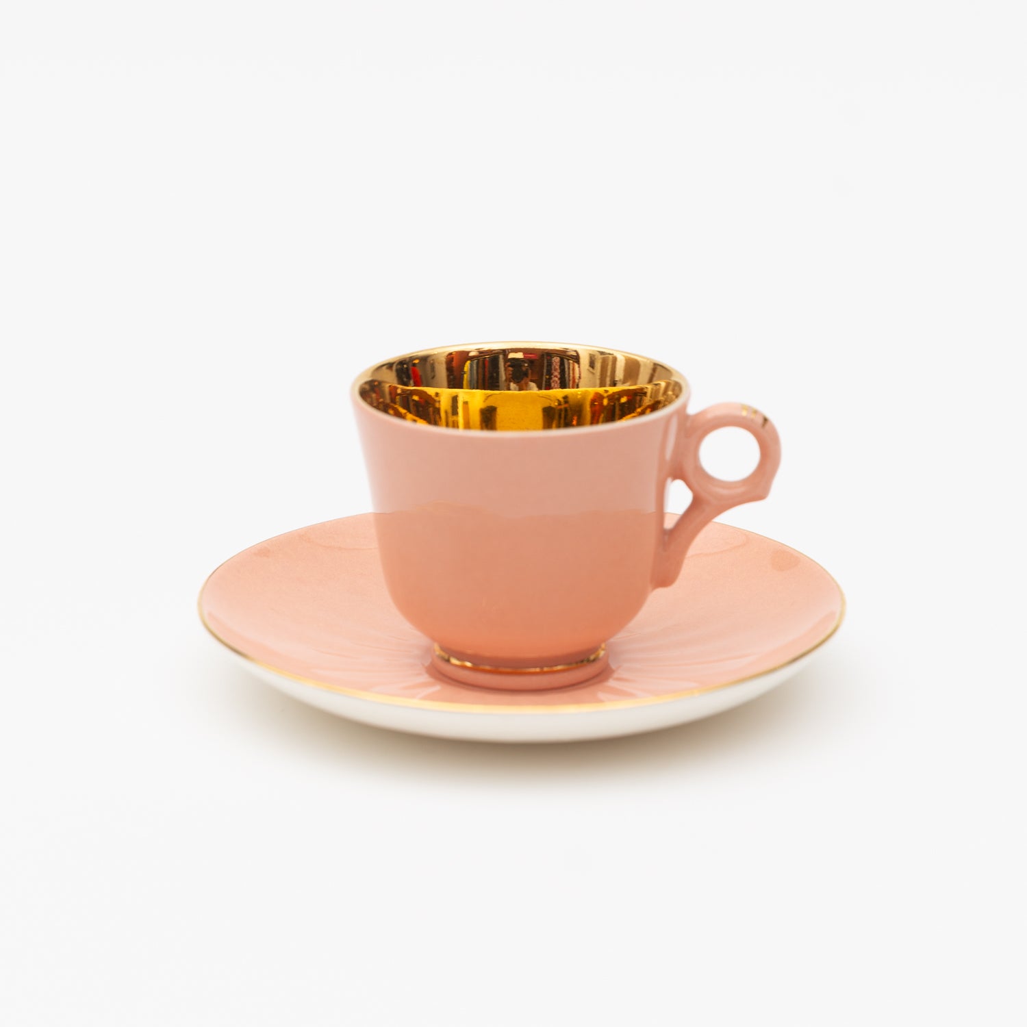 Load image into Gallery viewer, Espresso cup &amp; saucer_Type 02_Apricot