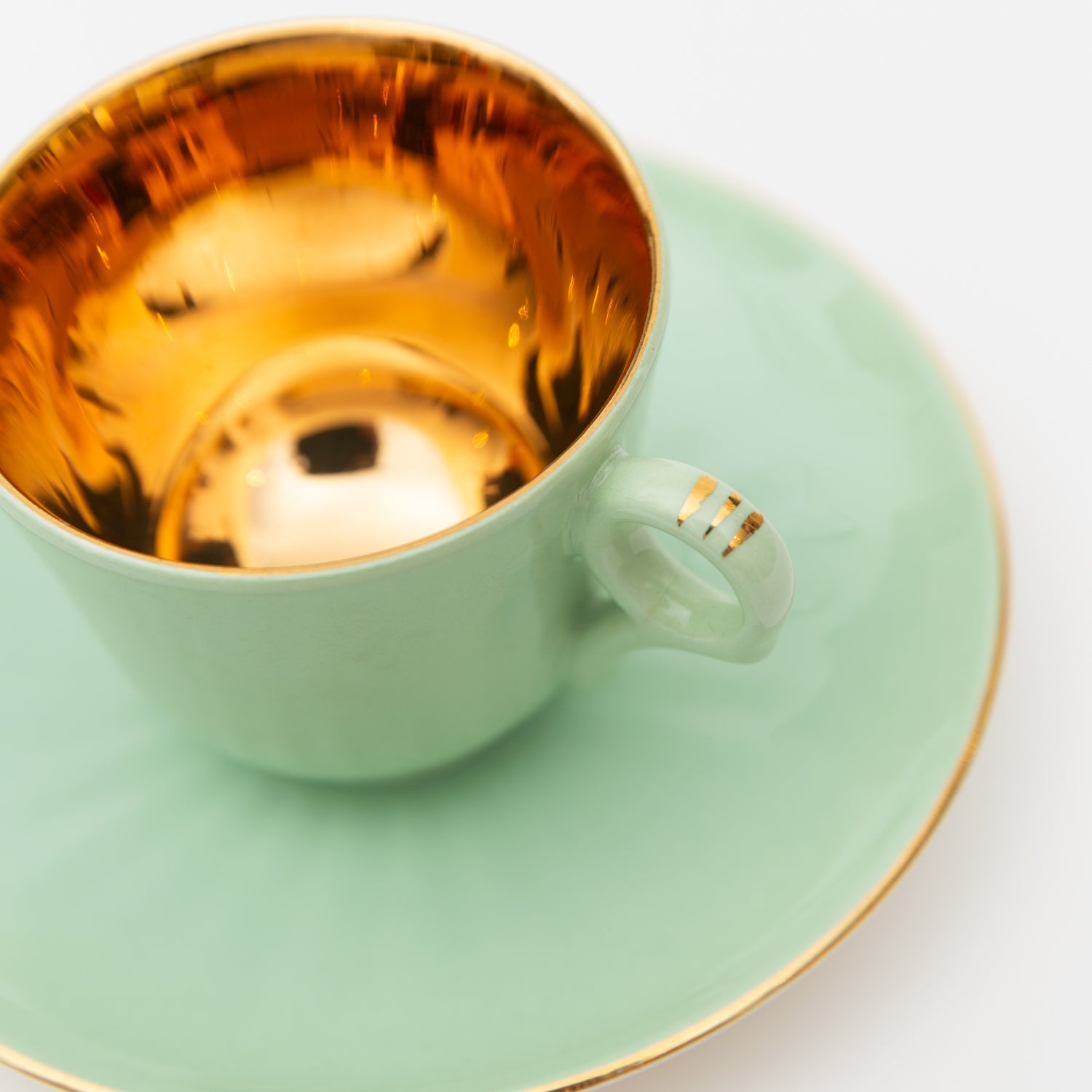 Load image into Gallery viewer, Espresso cup &amp; saucer_Type 02_Baby Green