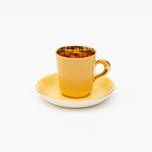 Espresso cup & saucer_Type 01_Yellow