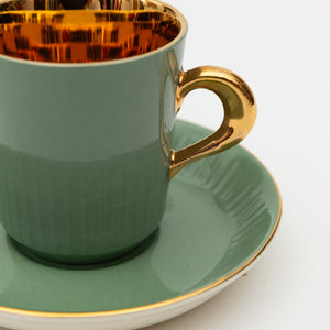 Espresso cup & saucer_Type 01_Dark Pistachio