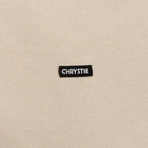 Chrystie staple line OG logo patch hoodie_Ivory