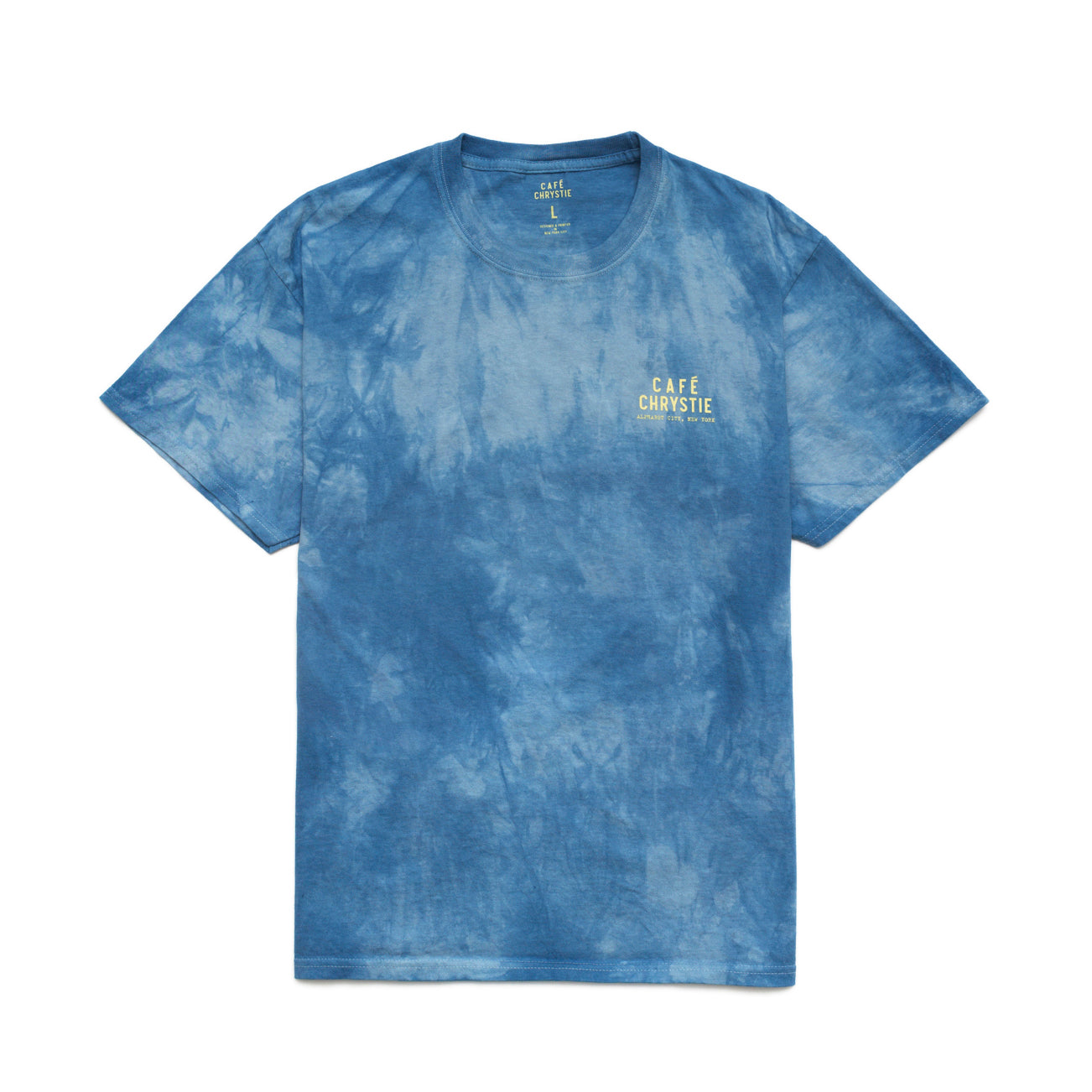 Café Chrystie indigo dye T-shirt – Chrystie NYC
