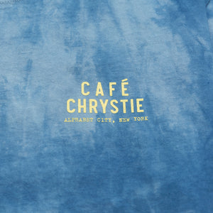 Café Chrystie indigo dye T-shirt