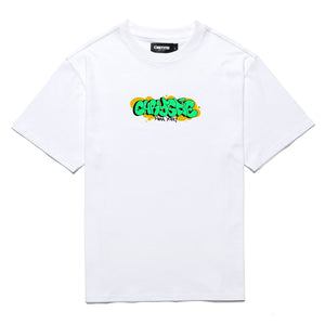 Bubble graffiti logo T-shirt / White