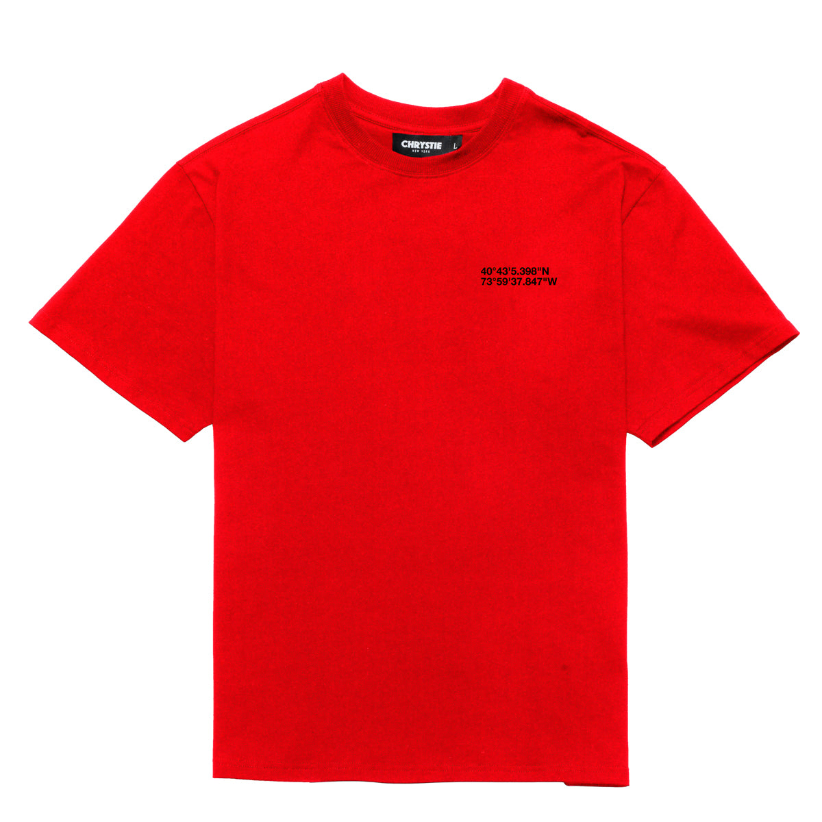 Chrystie x CSC Coordinates T-shirt RED – Chrystie NYC