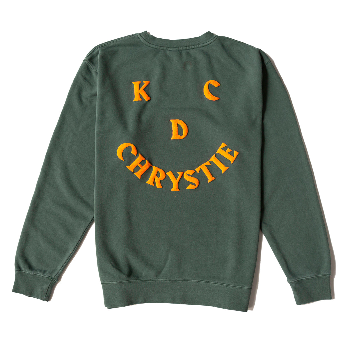 Load image into Gallery viewer, KCDC X CHRYSTIE Smile Logo Crewneck ALPINE