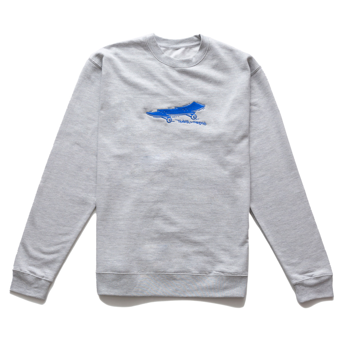 Load image into Gallery viewer, Chrystie x Thunder Bolt Board Crewneck ASH
