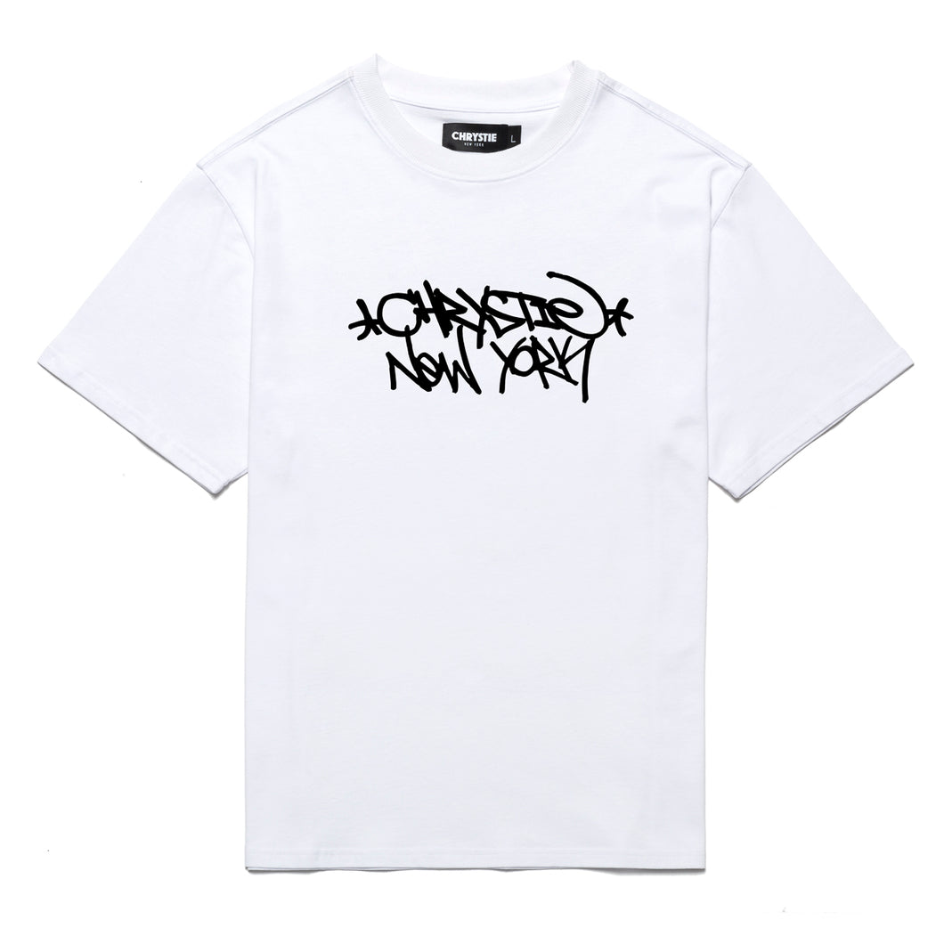 Tag logo T-shirt / White