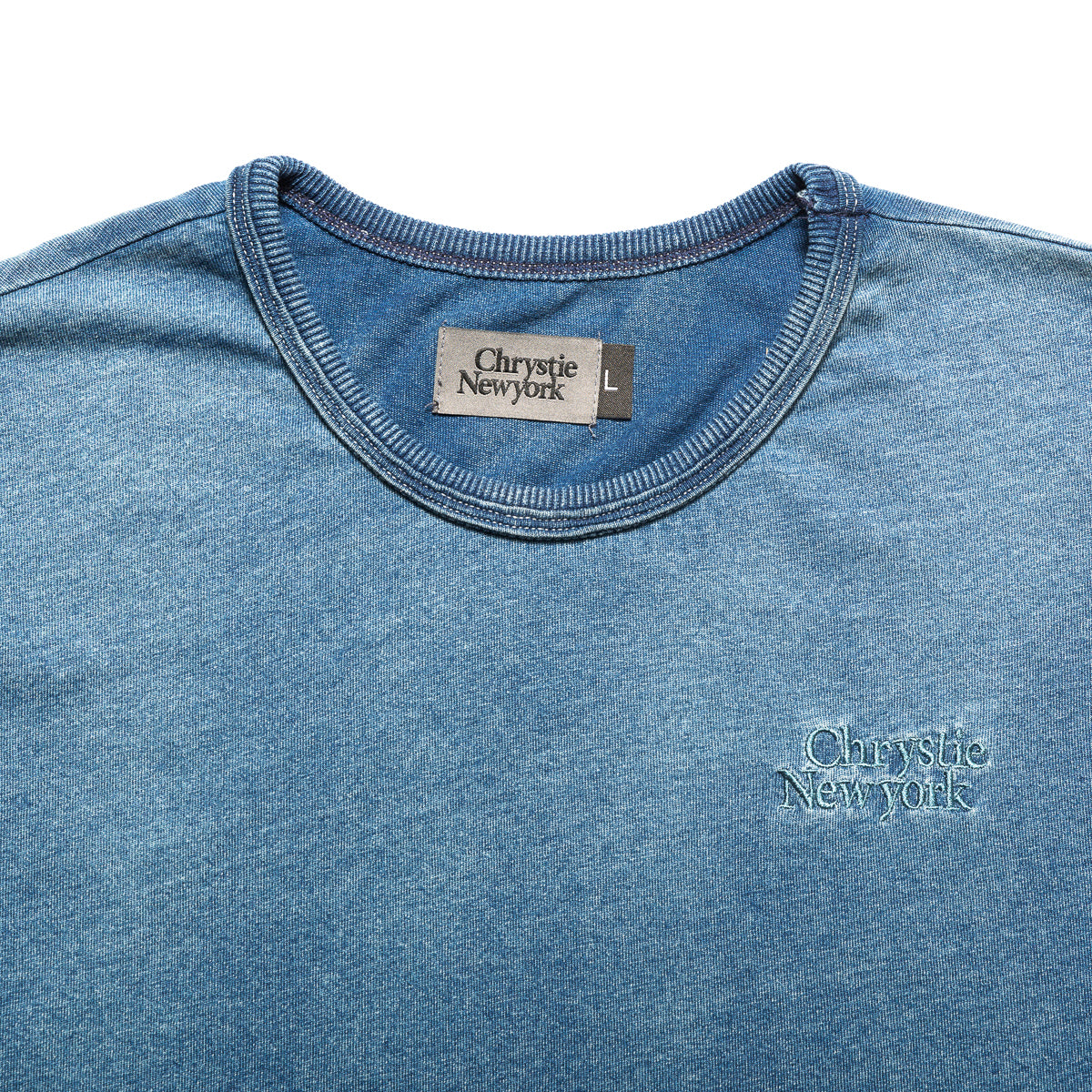 Load image into Gallery viewer, Classic Logo Tee INDIGO DYED