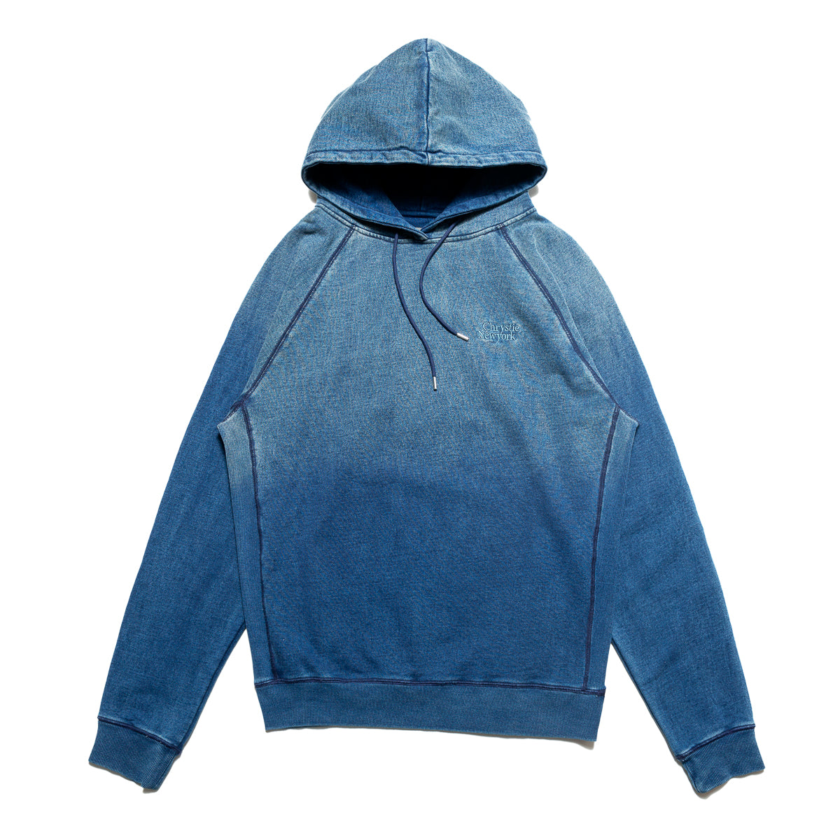 Classic Logo Hoodie INDIGO DYED – Chrystie NYC