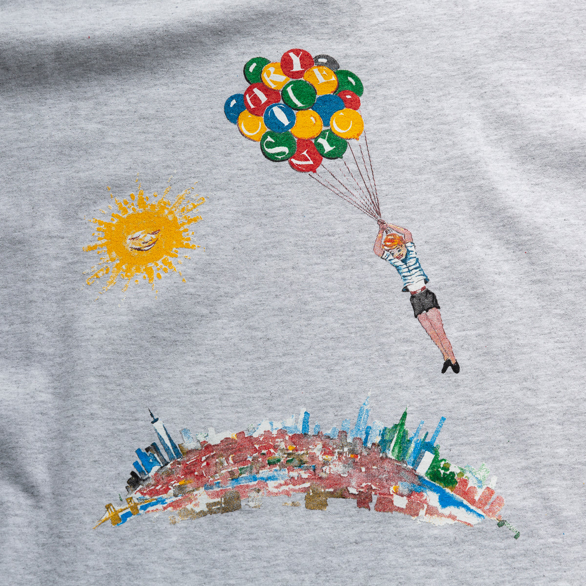 Load image into Gallery viewer, NYC Balloon boy T-shirt_Ash grey