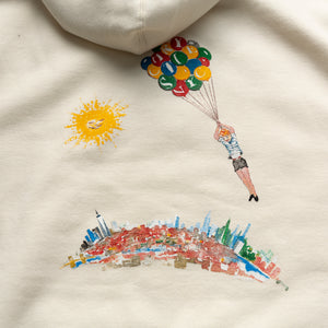 NYC Balloon boy hoodie_Bone