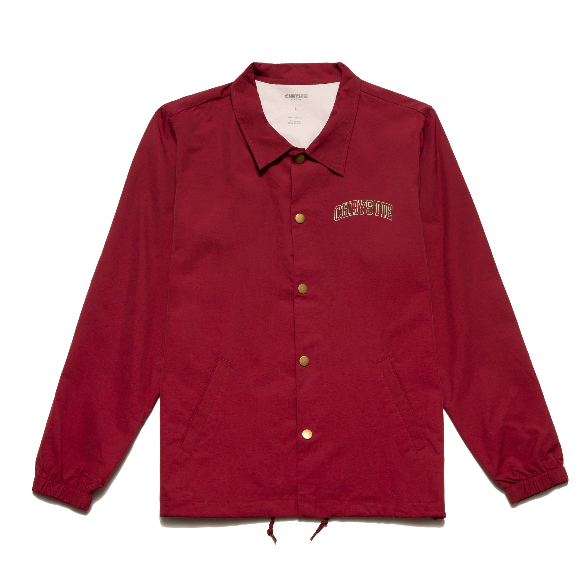 Load image into Gallery viewer, Collegiate Coach Jacket BURGUNDY