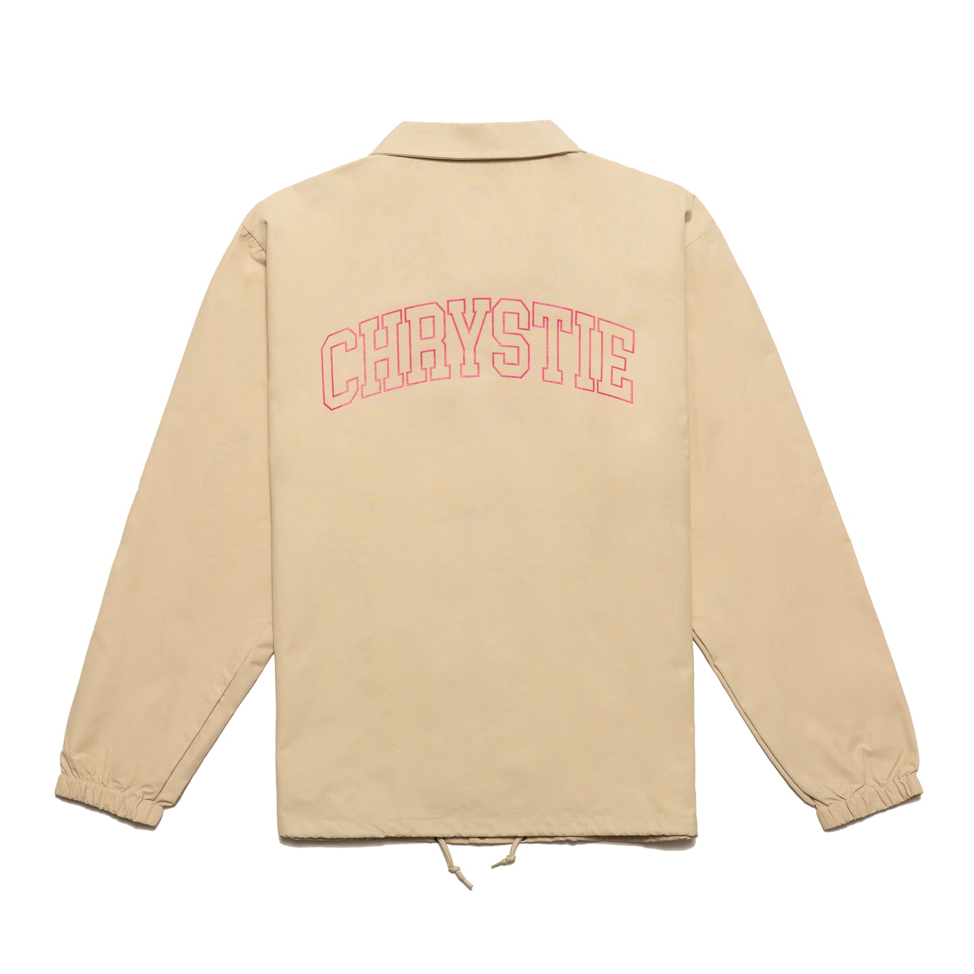 Load image into Gallery viewer, Collegiate Logo Coach Jacket_Ivory