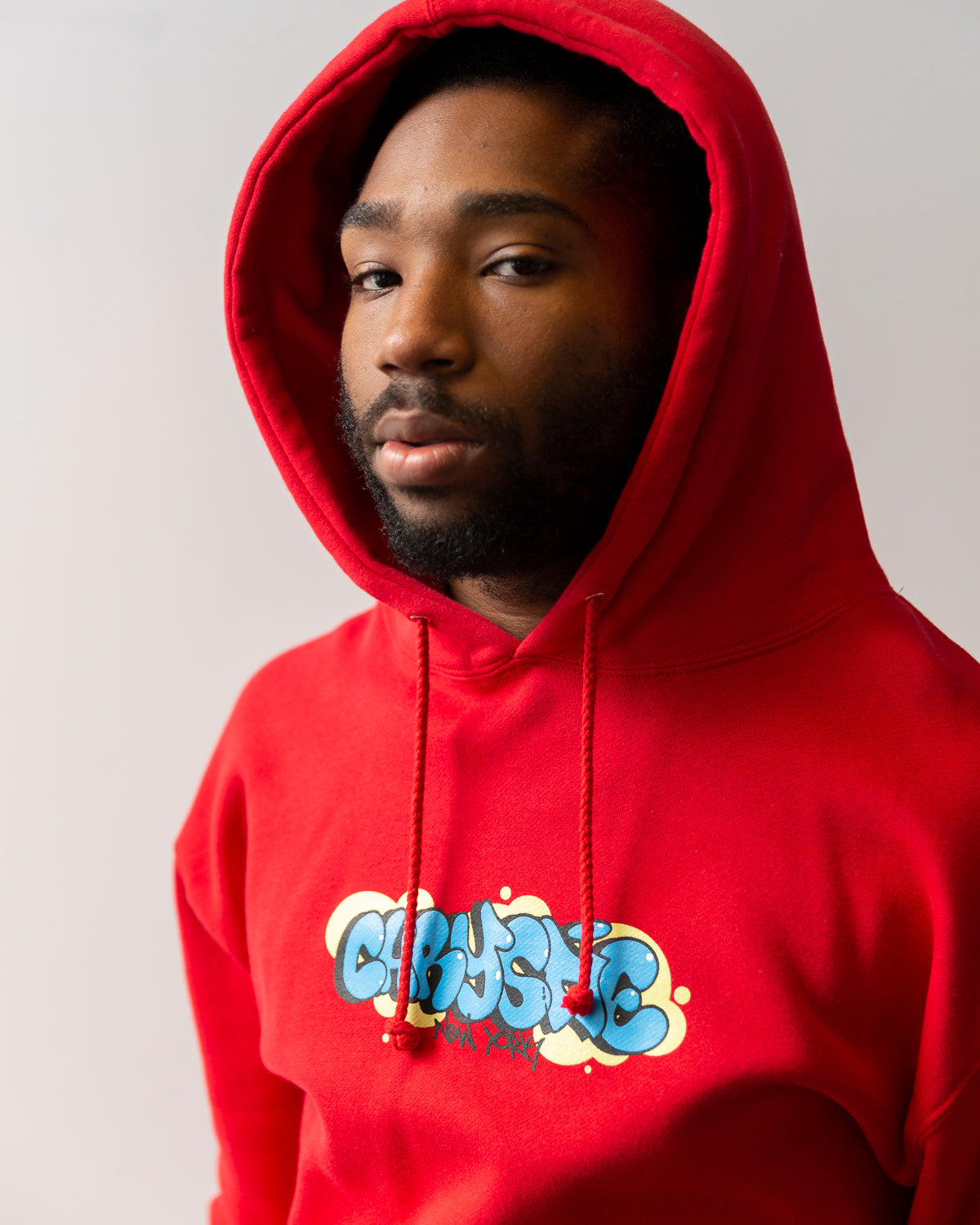 Load image into Gallery viewer, Bubble graffiti logo hoodie_Red