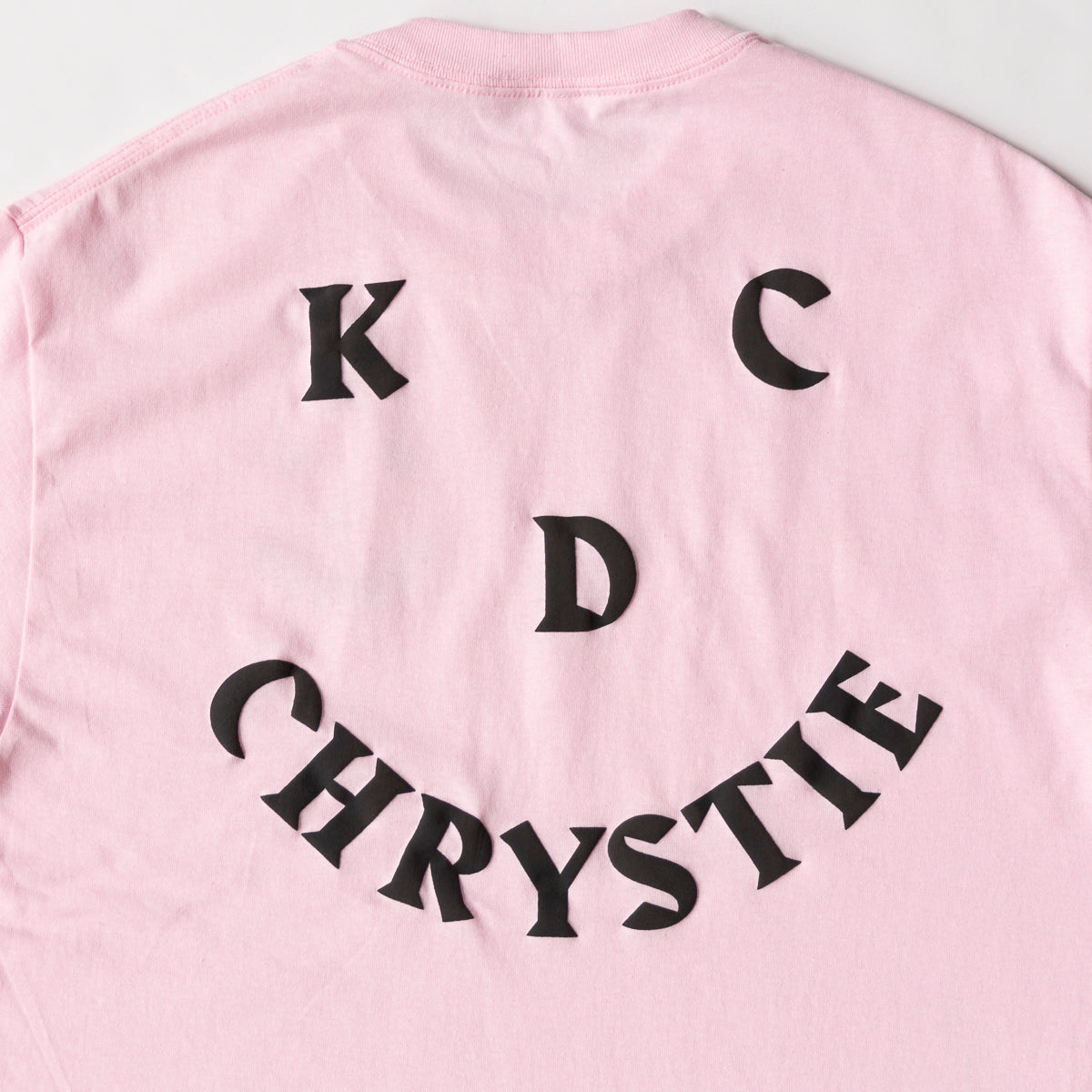 Load image into Gallery viewer, KCDC X CHRYSTIE Smile Logo Tee PINK