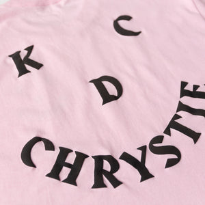 KCDC X CHRYSTIE Smile Logo Tee PINK