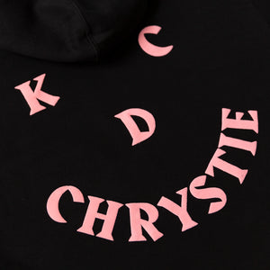 KCDC X CHRYSTIE Smile Logo Hoodie BLACK