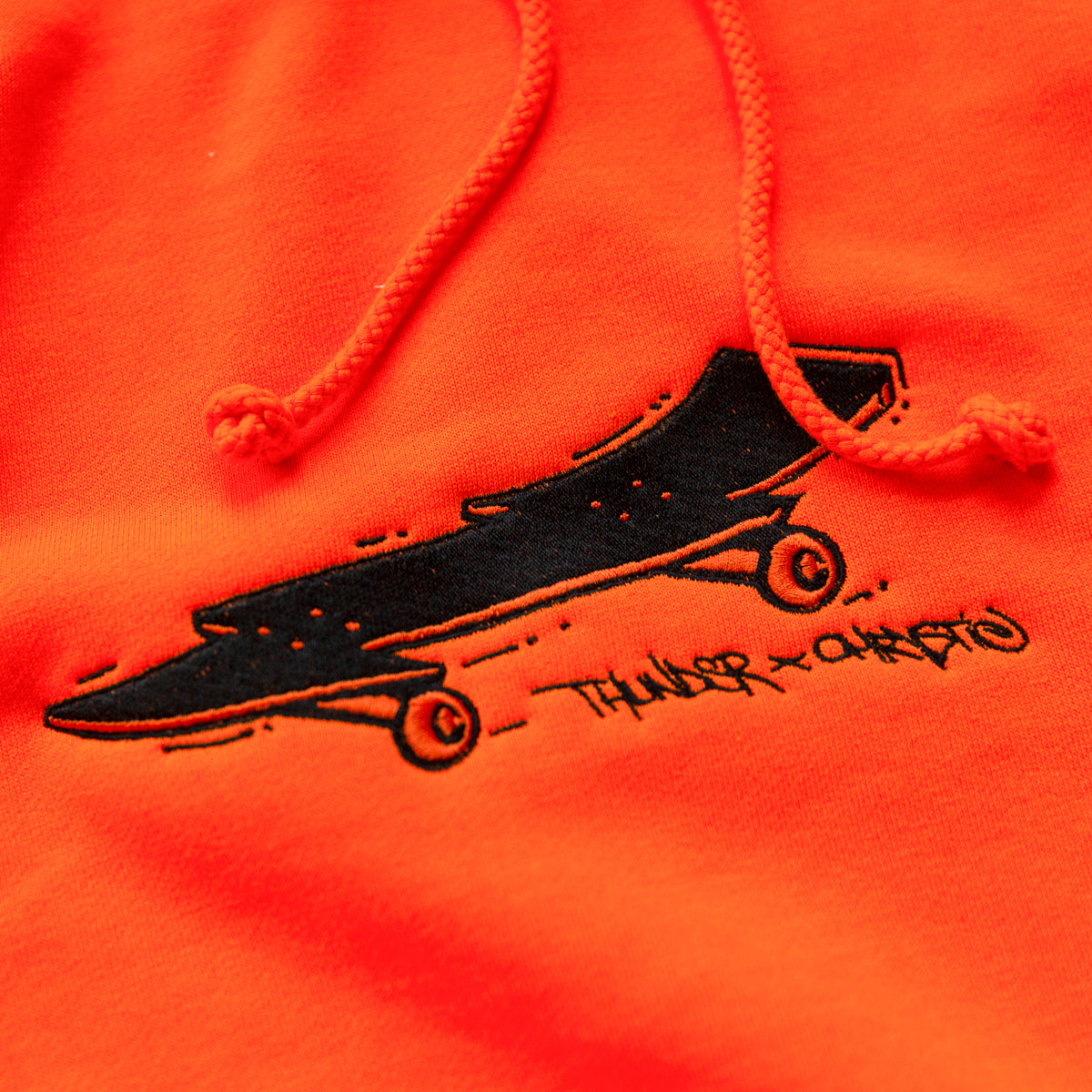 Load image into Gallery viewer, Chrystie x Thunder Bolt Board Hoodie ORANGE