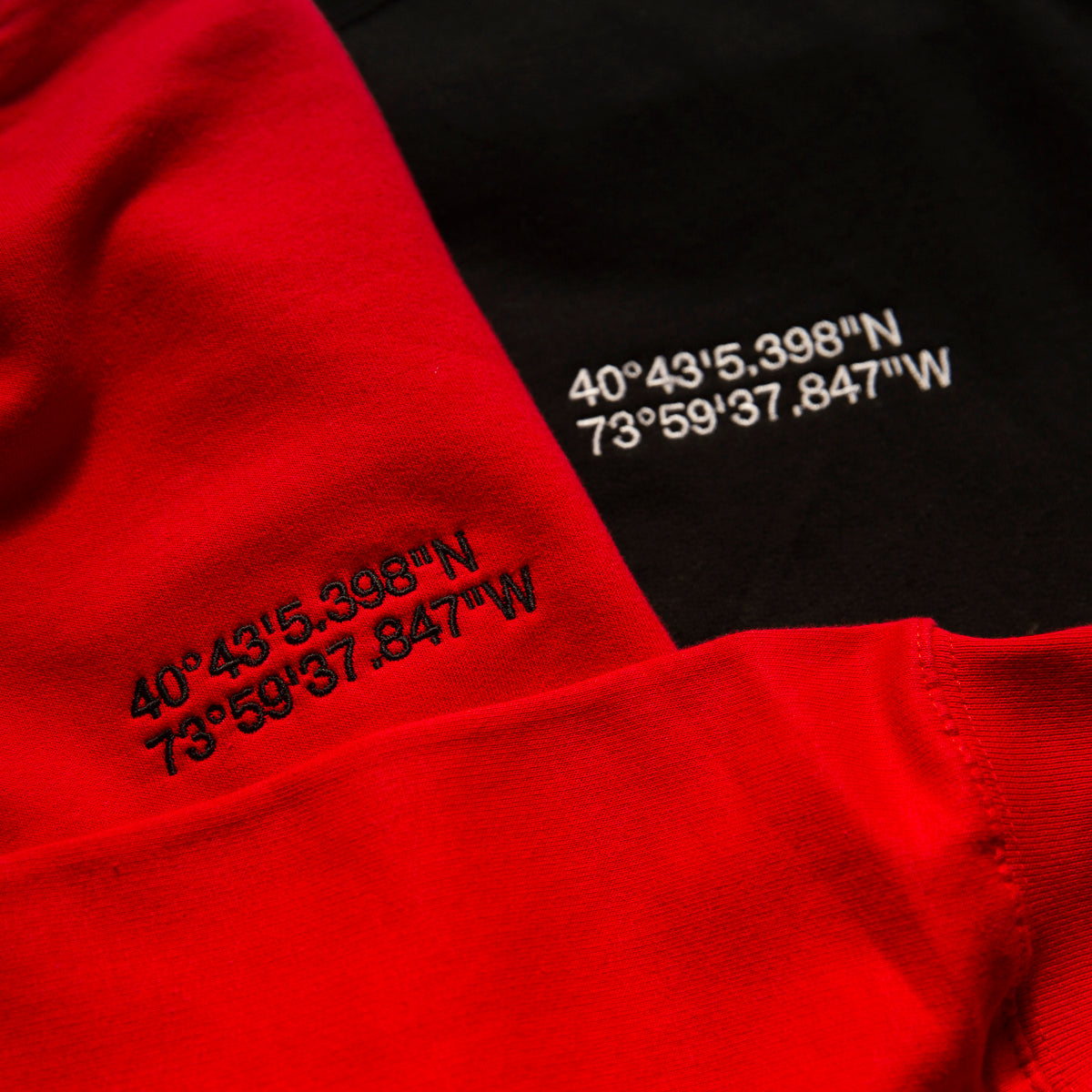 Chrystie x CSC Coordinate Crewneck RED – Chrystie NYC