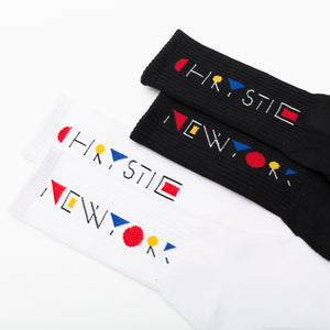 De Stijl Socks - BLACK